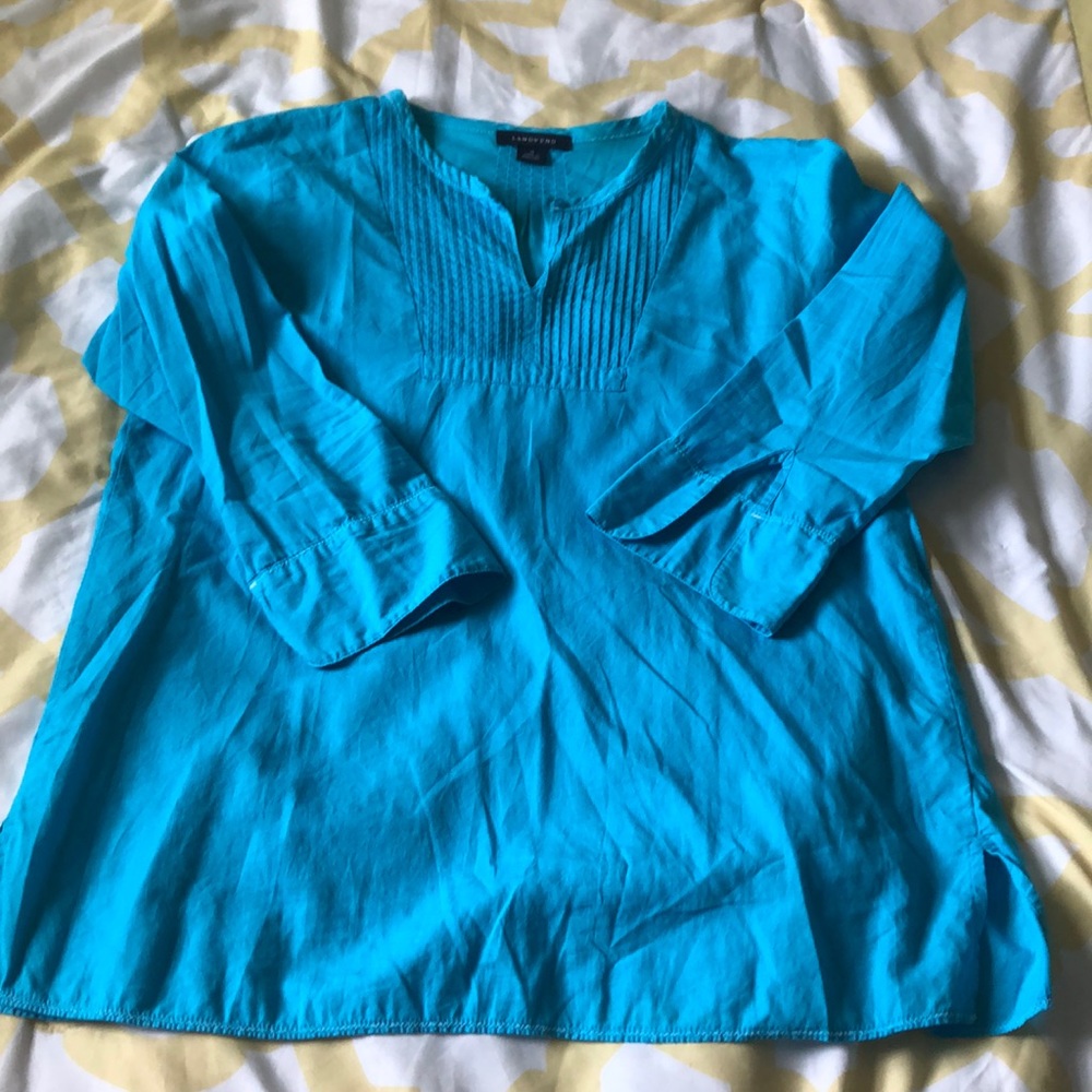 Lands’ End 3/4 sleeve top